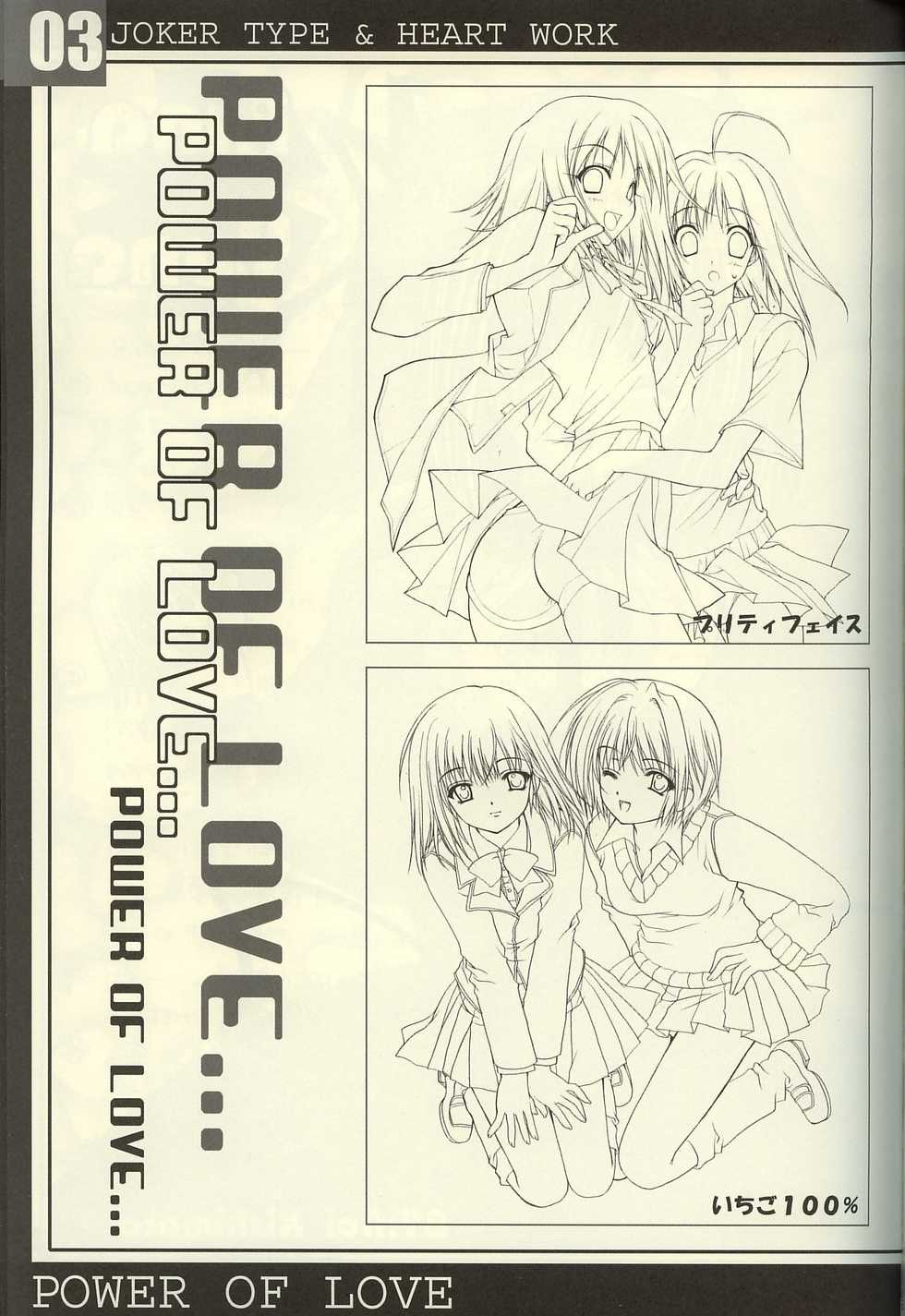 (C63) [HEART WORK, JOKER TYPE (Suzuhira Hiro, Nishimata Aoi)] Power of Love (Ichigo 100%, Pretty Face) - Page 2