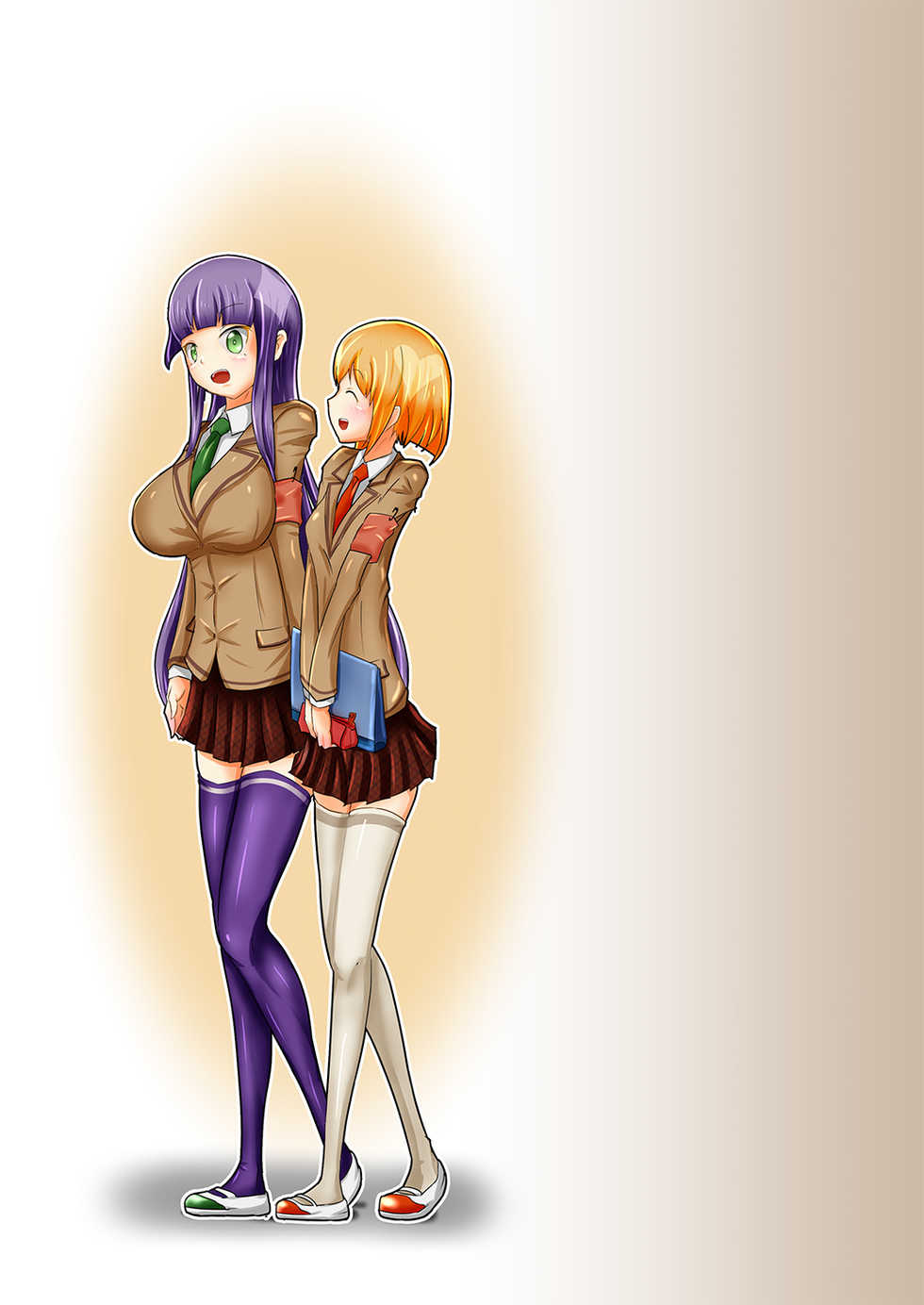 [Zakkin Kougyou (Zakkin)] Akogare no Senpai to... ~Futanari Hen~ [Digital] - Page 27