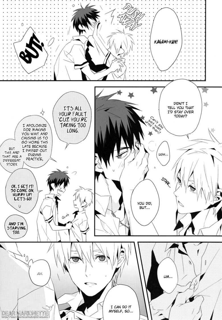 (CCTokyo132) [inumog (Fujino, Marumo)] Tabeteshimaitai (Kuroko no Basuke) [English] [Dear Marionette] - Page 7