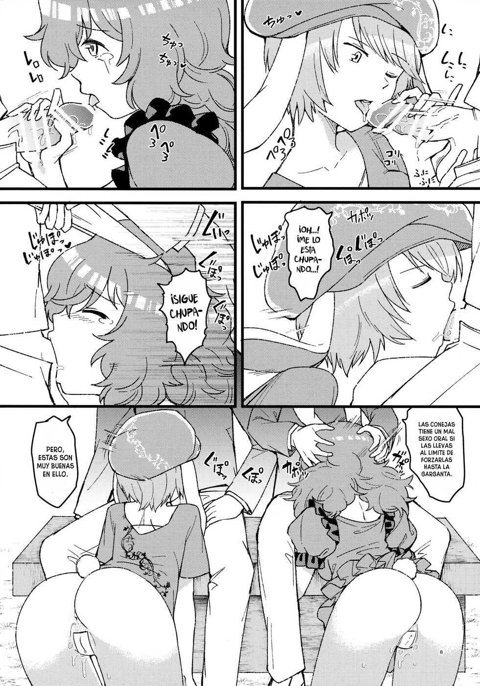 (Reitaisai 14) [Komorikiri. (Urin)] No pants rabbit (Touhou Project) [Spanish] [NovaScans] - Page 7
