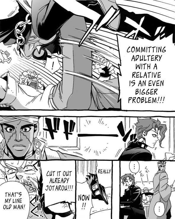 [Chrono Nanae] Mago Haji Jii wo Aishisugiteru | Grandson loves his Grandfather too much (JoJo's Bizarre Adventure) [English] {Leon990 Scanlations} - Page 9