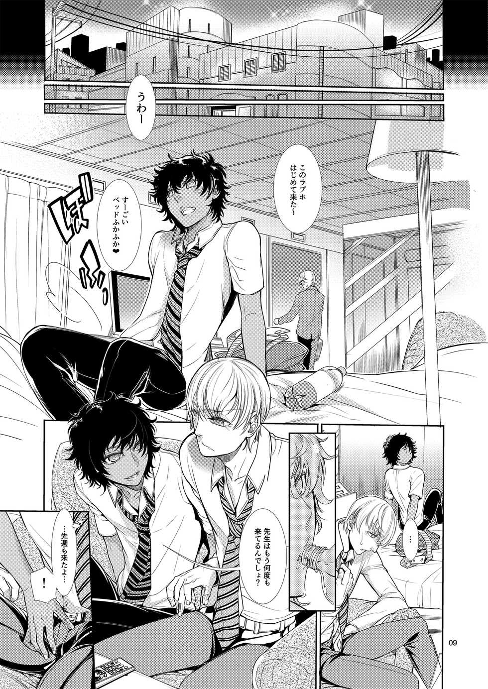 (C90) [Heavy syrup (Hattori Mitsuka)] Mesu Danshi Kousei Kyouhaku kara no Gyaku Rape - Page 8