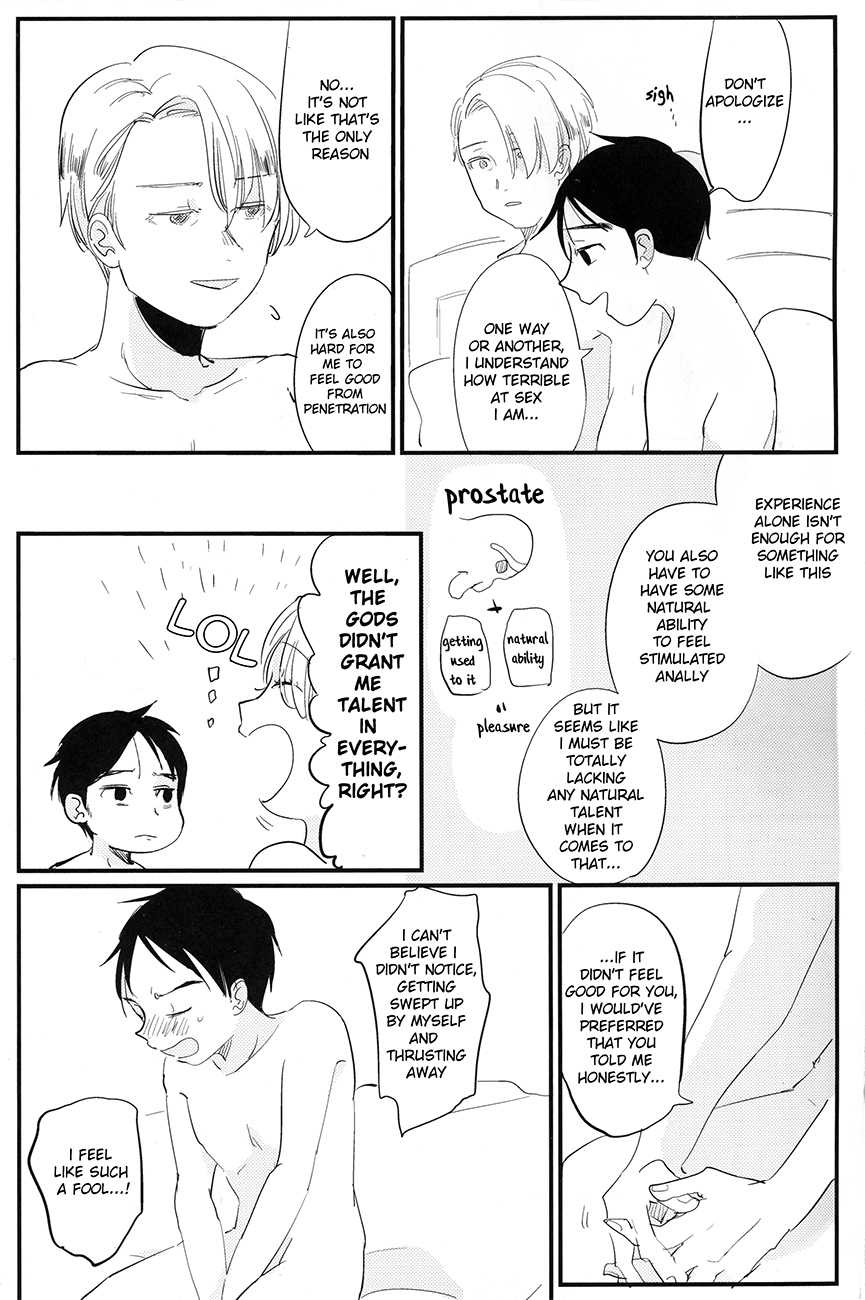 [AAAMOOO (chiyoko)] nee, hontou wa kimochiyokunain desho!? (Yuri!!! on ICE) [English] - Page 9