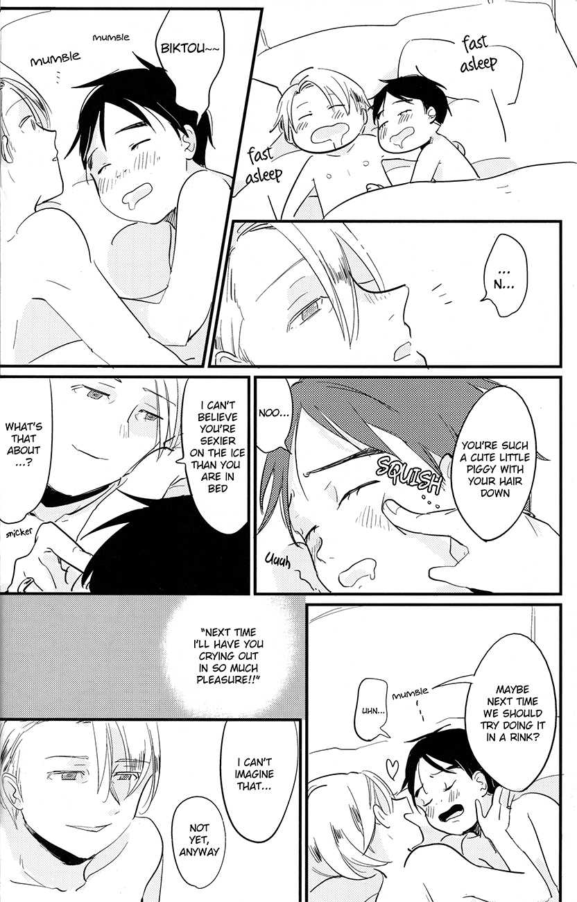 [AAAMOOO (chiyoko)] nee, hontou wa kimochiyokunain desho!? (Yuri!!! on ICE) [English] - Page 40