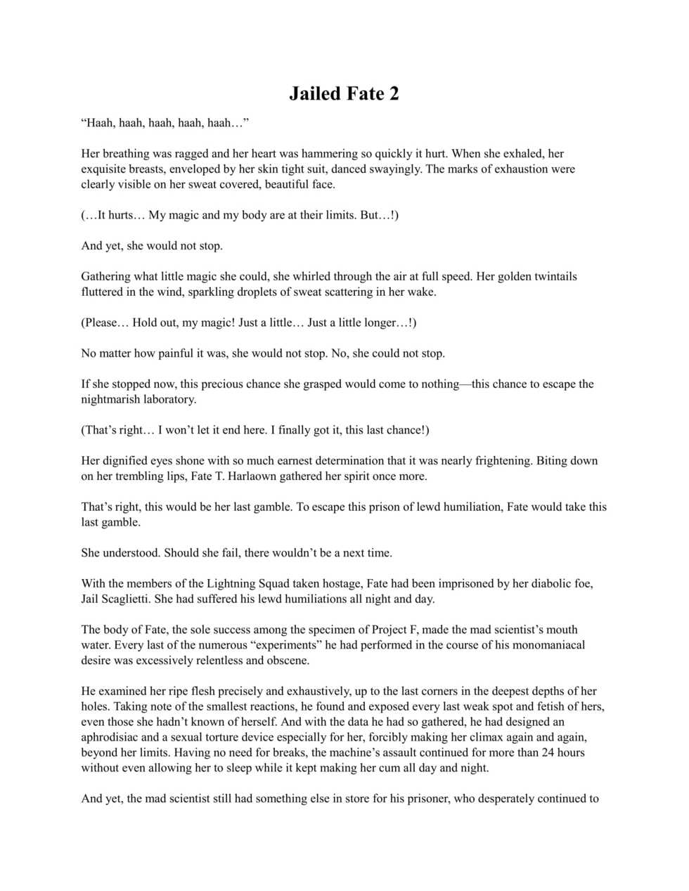 [Kuroi Miyako] Jailed Fate 2 (Mahou Shoujo Lyrical Nanoha) - Page 2