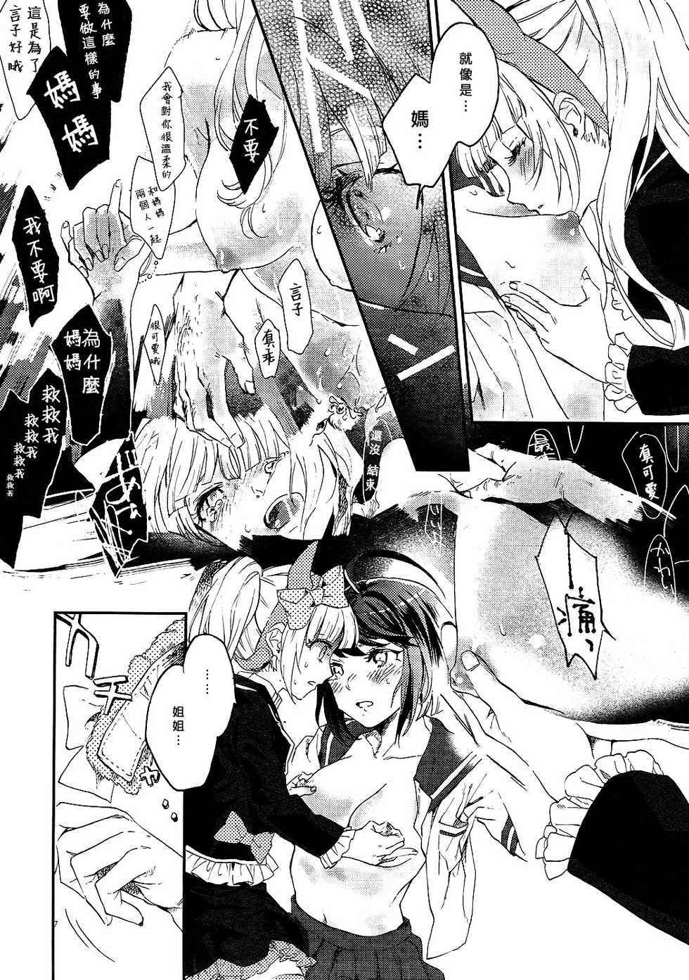 (CCOsaka109) [Hosikuz Dolce (Kayako)] Yasashiku Aishite (Danganronpa) [Chinese] [沒有漢化] - Page 7
