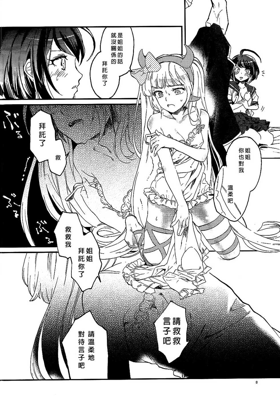 (CCOsaka109) [Hosikuz Dolce (Kayako)] Yasashiku Aishite (Danganronpa) [Chinese] [沒有漢化] - Page 8