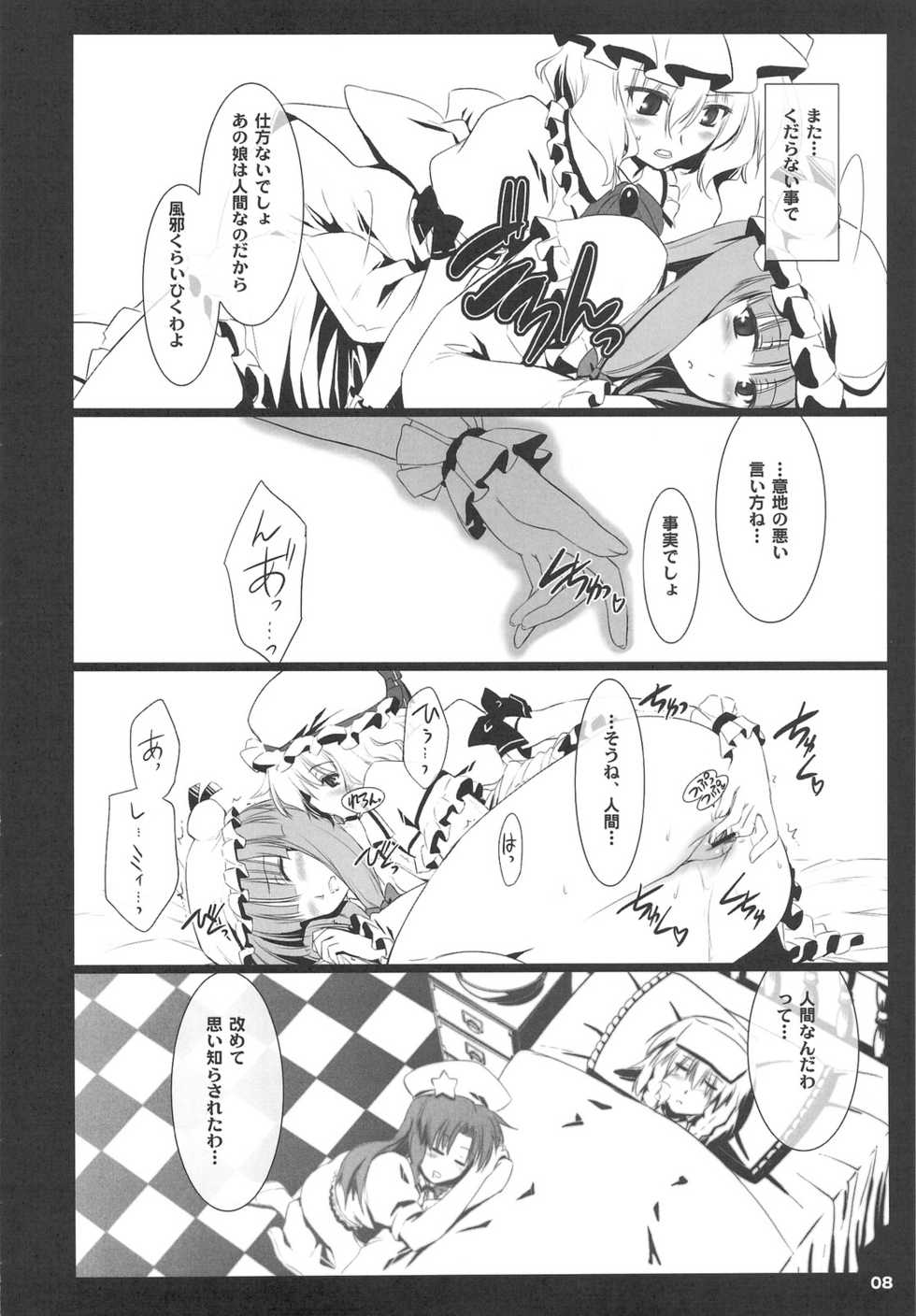 (COMIC1☆3) [Shimoyakedou (Nezumi, Ouma Tokiichi)] RED Ring (Touhou Project) - Page 7