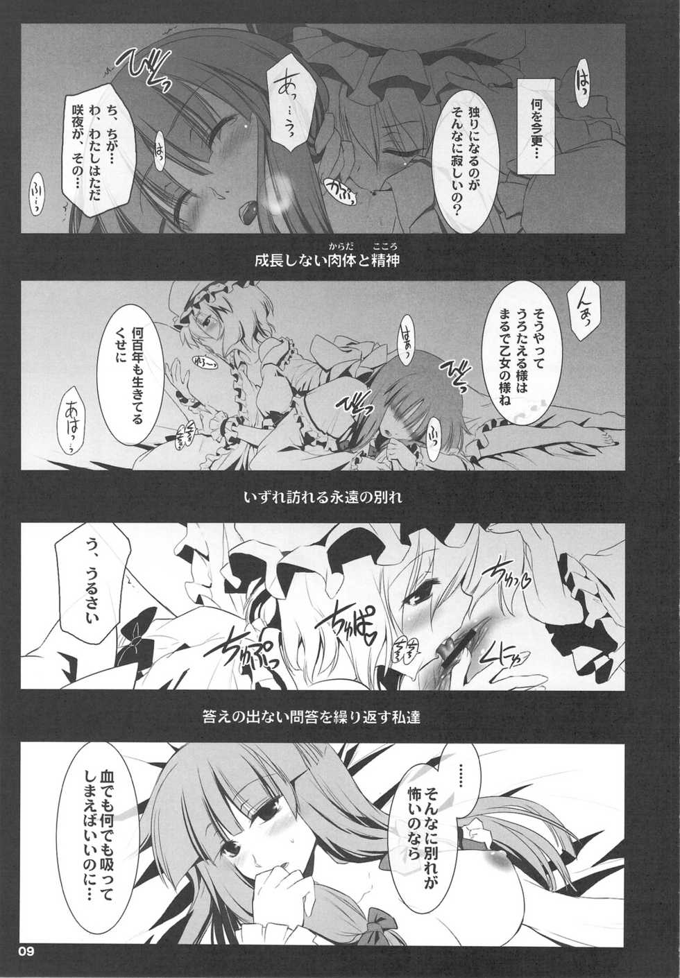 (COMIC1☆3) [Shimoyakedou (Nezumi, Ouma Tokiichi)] RED Ring (Touhou Project) - Page 8