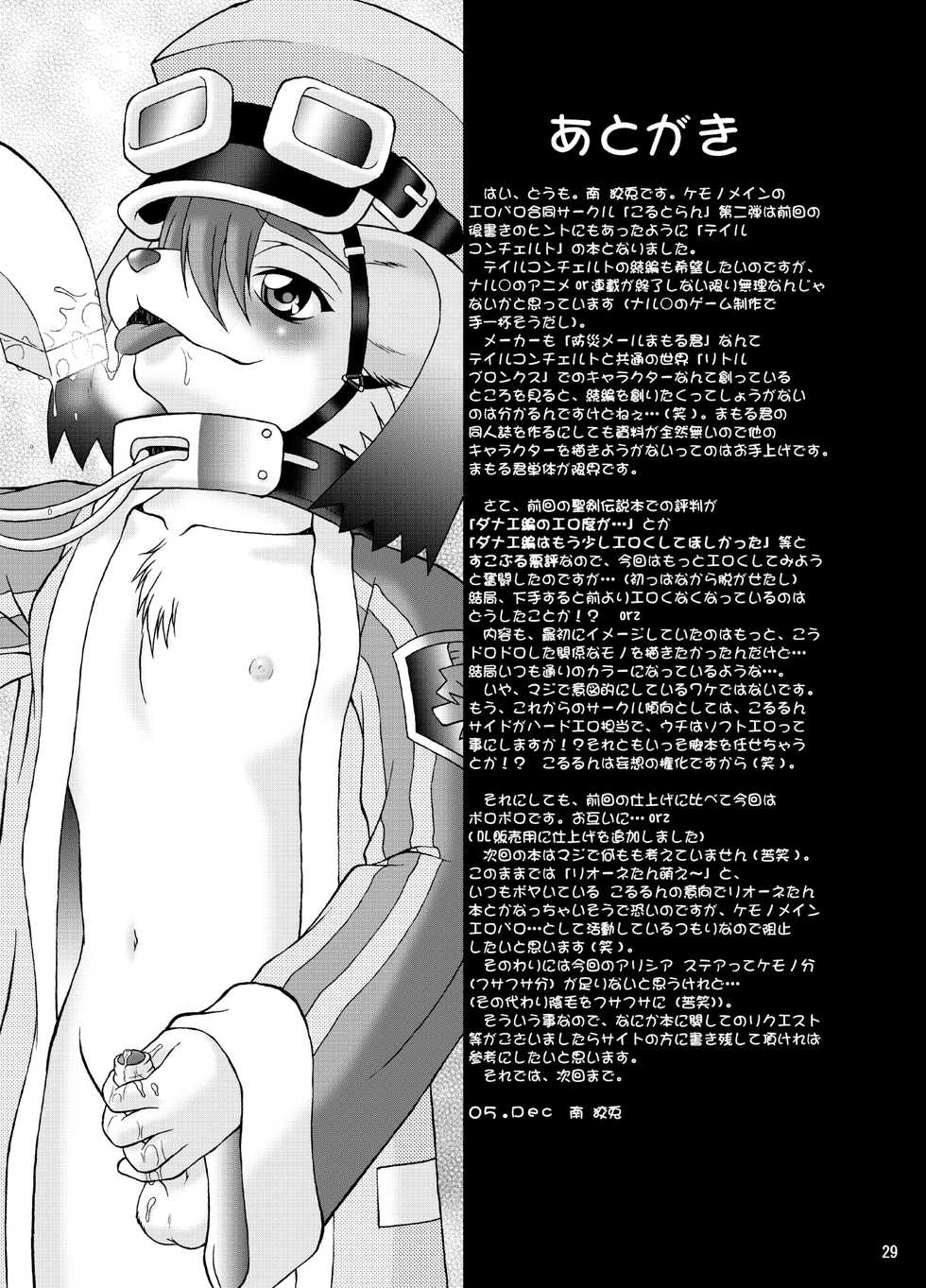 (C69) [Colt-Run (Colulun, Minami Kohto) Shippo kyousoukyoku (Tail Concerto) - Page 29