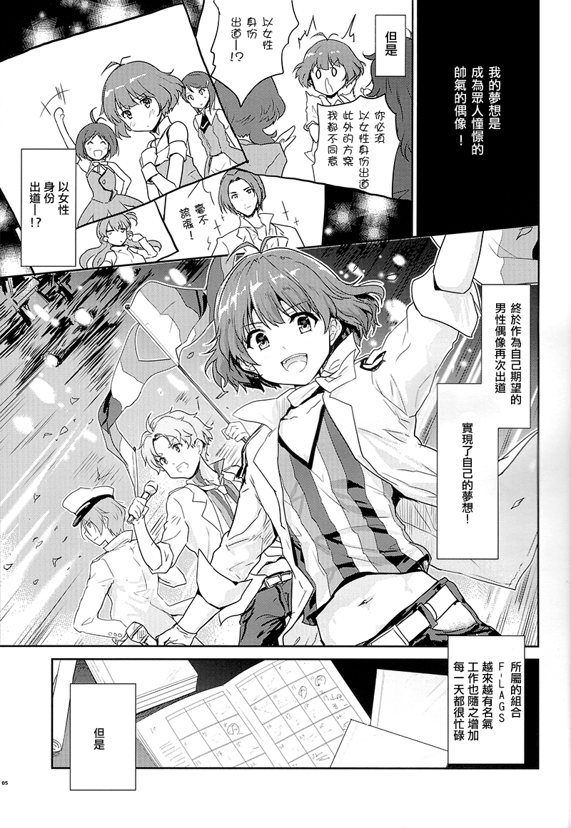 (C91) [Ngmyu (Tohgarashi Hideyu)] Himitsu no Sanshouuo (THE iDOLM@STER) [Chinese] [瑞树汉化组] - Page 5