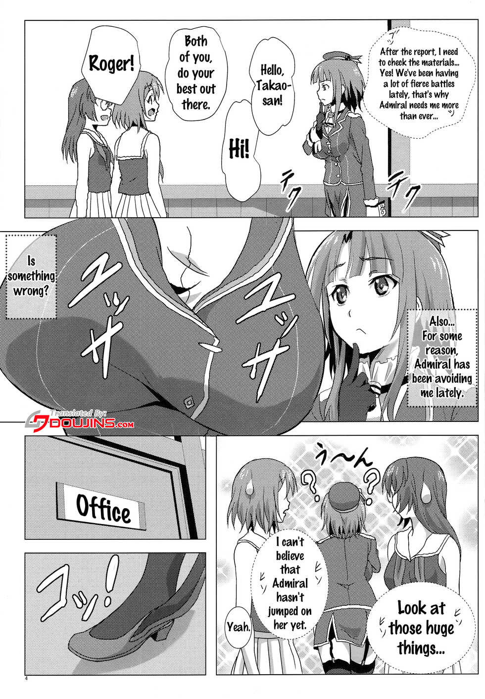 (C87) [METAL-WIND (Sangou)] Takao to Yasen Enshuu | Nighttime Practice With Takao (Kantai Collection -KanColle-) [English] [doujins.com] - Page 3