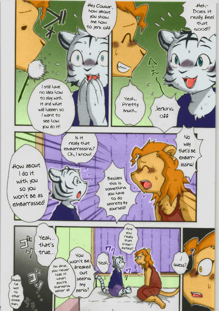 (C76) [Hagu+on→Line (Mikaduki Karasu)] Hyakujuu x Mitsurin | The Greater Contains the Less (Dai wa Shou o Kaneru?) [English] [majikichi] [Decensored] [Colorized] - Page 4