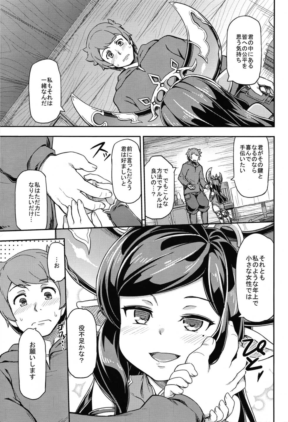 (C91) [SECREDER (Jingai Modoki)] Atarashii Fate Episode ga Arimasu! 2 (Granblue Fantasy) - Page 6
