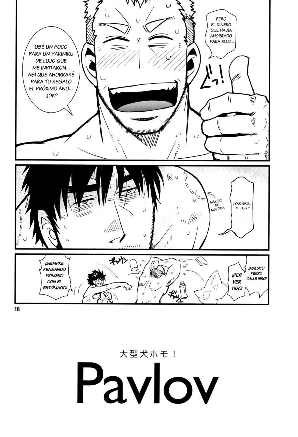 (C85) [Masamune Kokichi (Matsu Takeshi, Matsuzaki Tsukasa)] Matsu no Ma 2 [Spanish] - Page 18