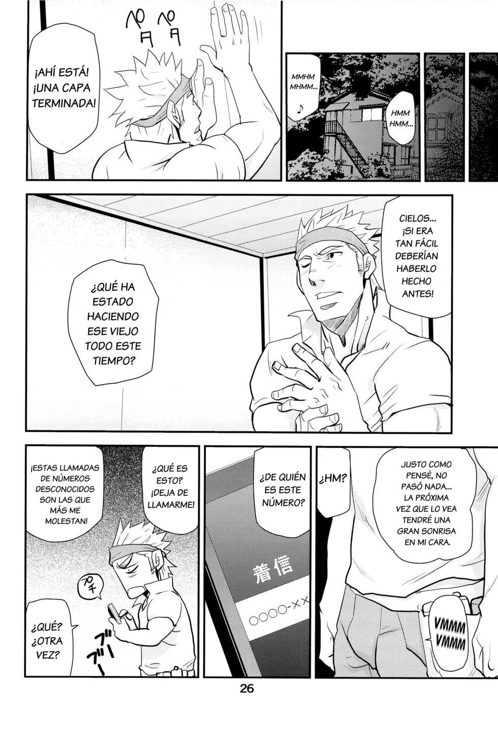 (C85) [Masamune Kokichi (Matsu Takeshi, Matsuzaki Tsukasa)] Matsu no Ma 2 [Spanish] - Page 26