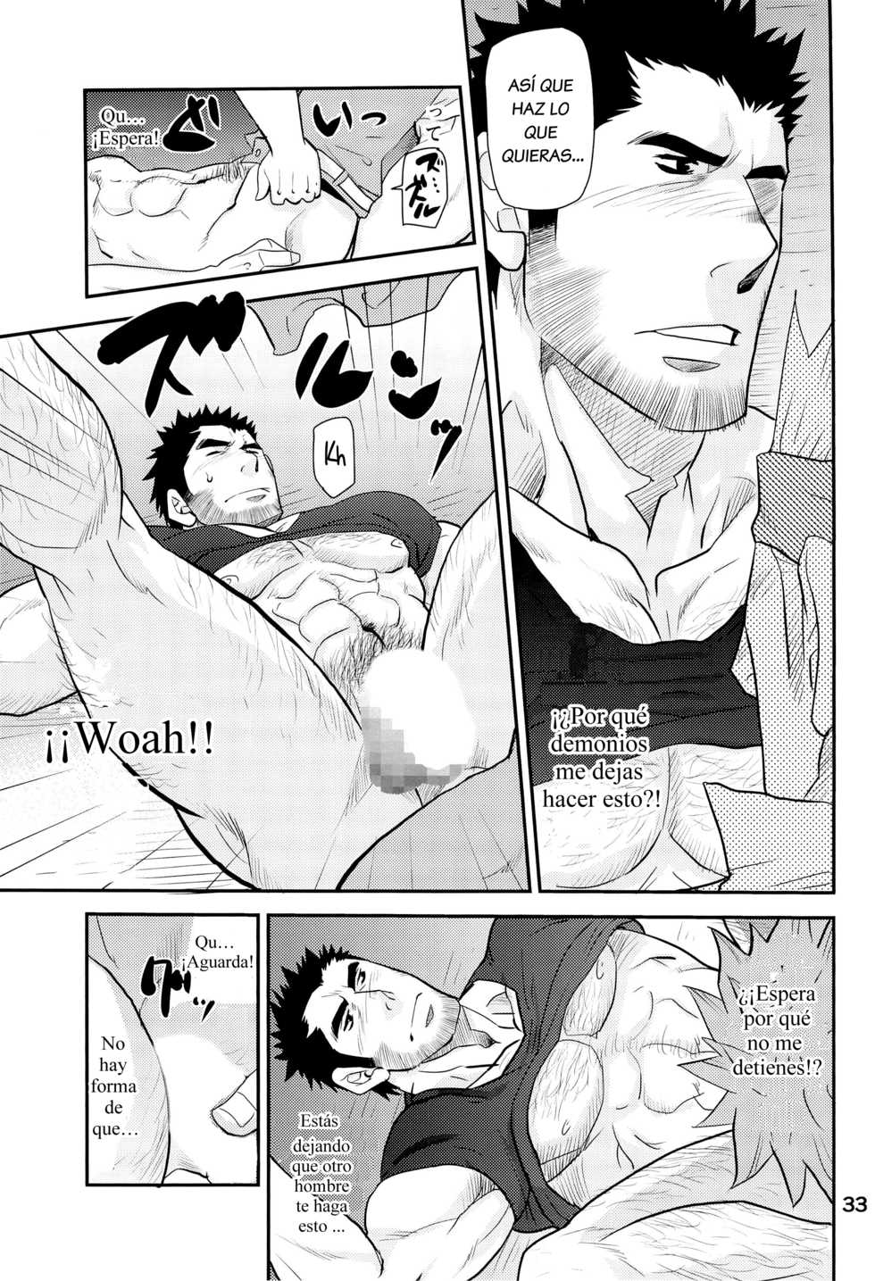 (C85) [Masamune Kokichi (Matsu Takeshi, Matsuzaki Tsukasa)] Matsu no Ma 2 [Spanish] - Page 33