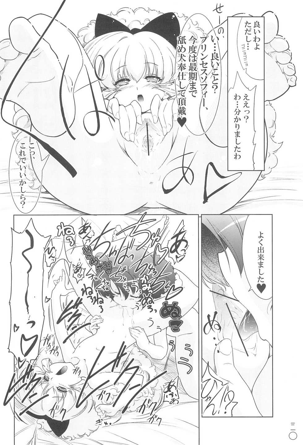 (Puniket 19) [EDGE WORTH (Hamu Hamu)] Mou! Uchi no Wan-chan tara Hashitanai... (Fushigiboshi no☆Futago Hime) - Page 30
