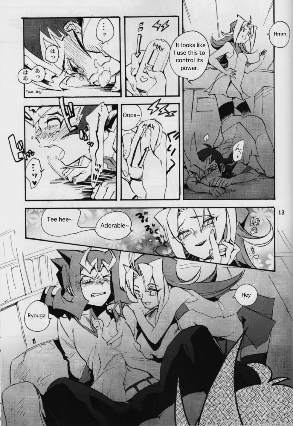 (Sennen Battle Phase 6) [picopicopi-co (tsubasa)] Uwasa no Kyoudai no Uwasa no Anoko (Yu-Gi-Oh! ZeXal) [English] - Page 12