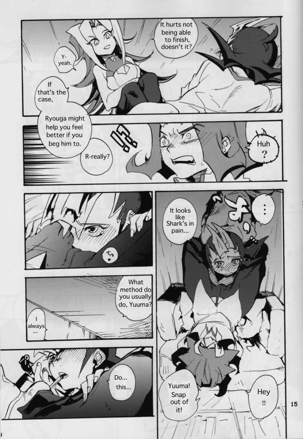 (Sennen Battle Phase 6) [picopicopi-co (tsubasa)] Uwasa no Kyoudai no Uwasa no Anoko (Yu-Gi-Oh! ZeXal) [English] - Page 14