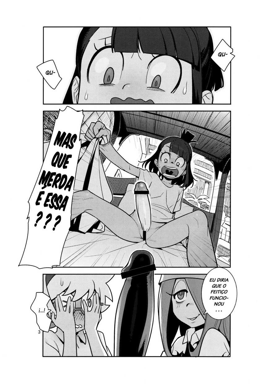(C84) [Hamanasu Chaya (Hamanasu)] B=Witch! (Little Witch Academia) [Portuguese-BR] [LIANEF] - Page 2
