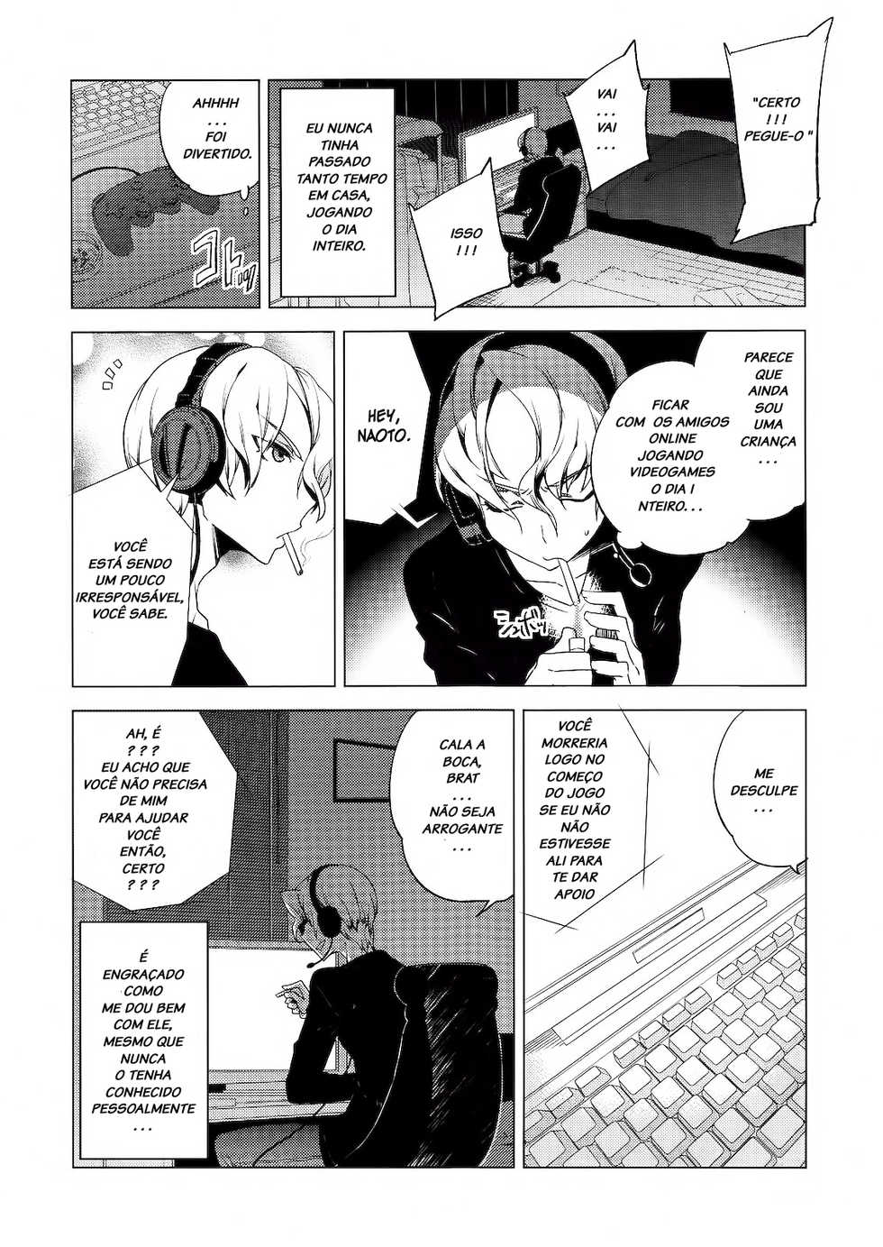 [Suemitsu Dicca] Hiki Kari | Bait and Attack (Koushoku Shounen Vol. 01) [Portuguese-BR] [LIANEF] - Page 2