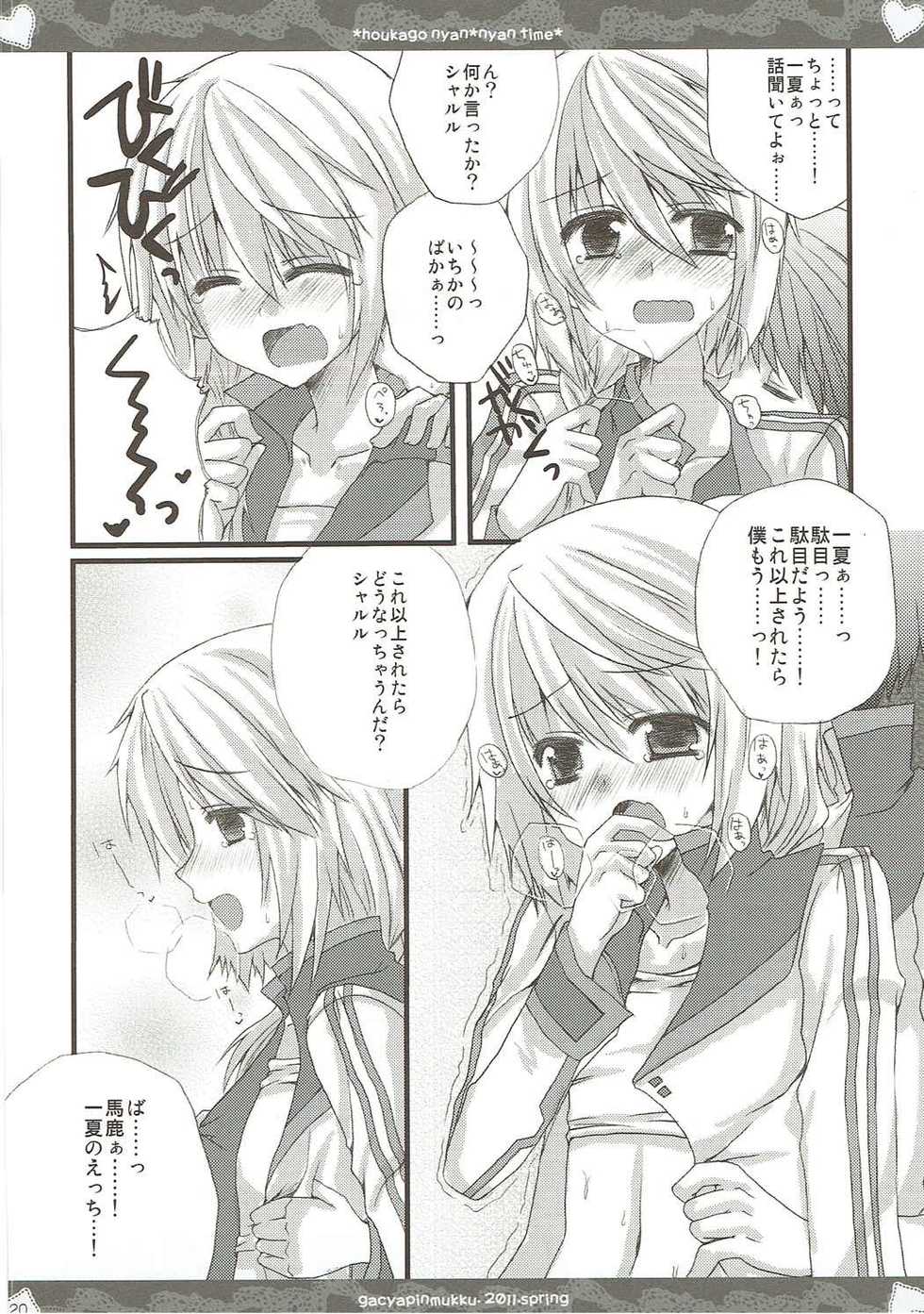 (C85) [Gachapin Mukku. (Mukai Kiyoharu)] CharColle - Charlotte Dunois collection (IS <Infinite Stratos>) - Page 19