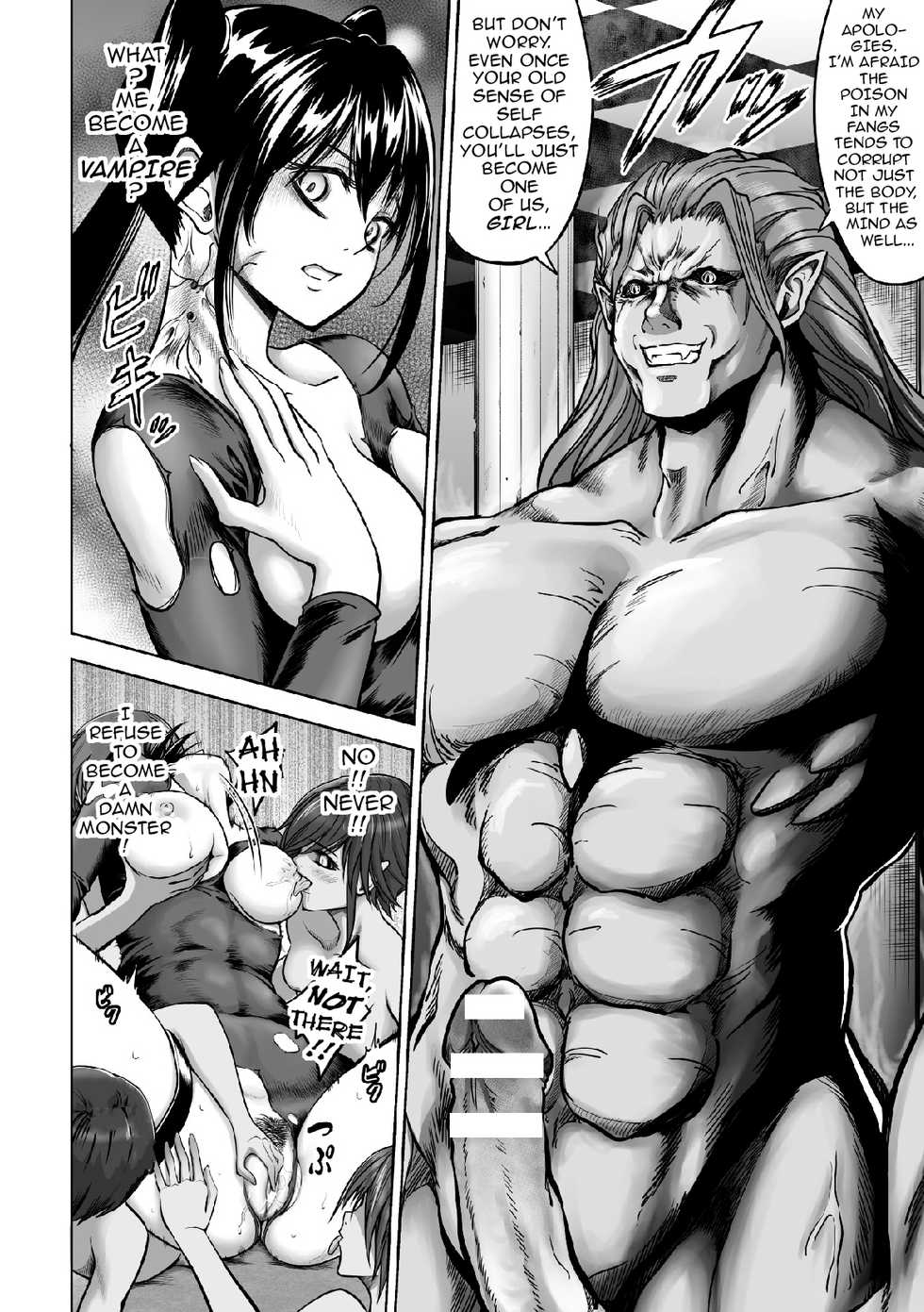 [Mikarin] Kyuuketsuki no Chi ni Somaru Shoujo | The Girl Dyed in Vampire Blood (2D Comic Magazine Joutai Henka de Zetsubou Ochi! Vol. 1) [English] {darknight} [Digital] - Page 6