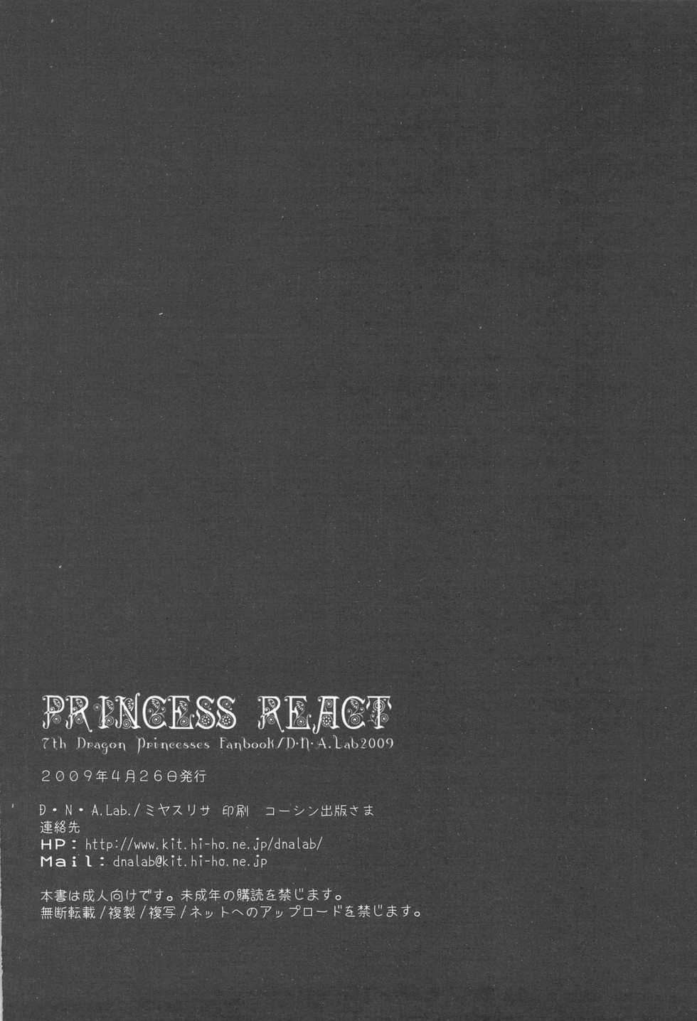 (COMIC1☆3) [D.N.A.Lab. (Miyasu Risa)] PRINCESS REACT (7th Dragon) - Page 29