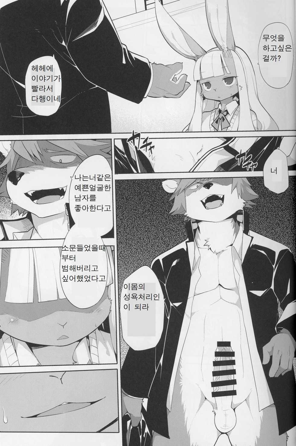 (Kemoket 5) [Hiyashichuuka Hajimemashita (Oudon)] Inka Ryouran | 음화 요란 [Korean] [호접몽] - Page 8