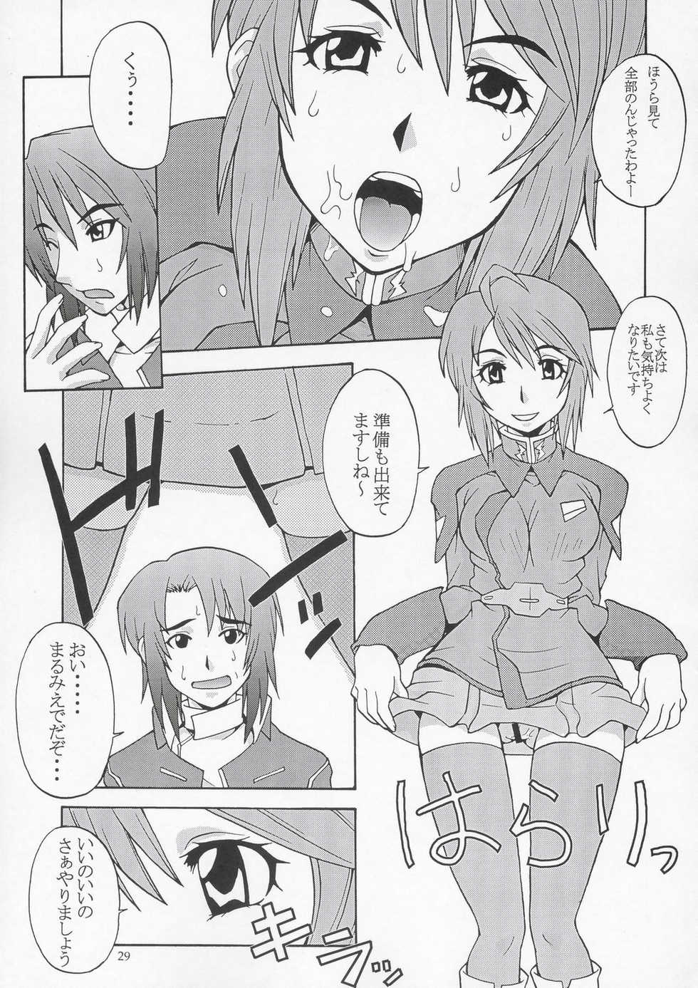 (C67) [MANGANA (Doluta, Nishimo)] Tane Desutte ne. Vol. 1 (Gundam Seed Destiny) - Page 28