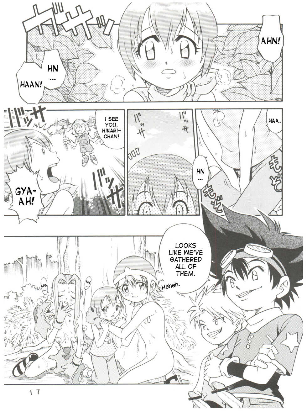 (C59) [Studio Tar (Kyouichirou)] Pichuu Pikachuu Daigyakusatsu (Latinum Narikin!) (Digimon Adventure) [English] [desudesu] - Page 17
