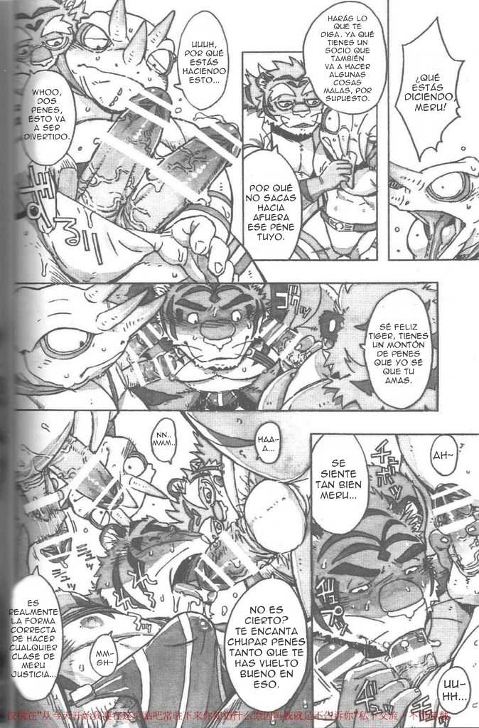 (C86) [Dragon Heart (gamma)] Choujuu Gasshin Build Tiger 11 [Spanish] [Tiger_Kanji] - Page 11