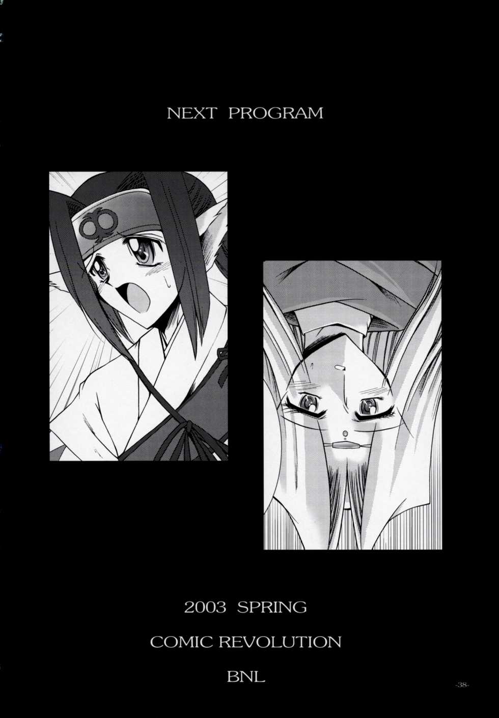 (C63) [Tatsumaki Koutei (Mizuno Takeshi)] MISTRAL (Utawarerumono) - Page 37