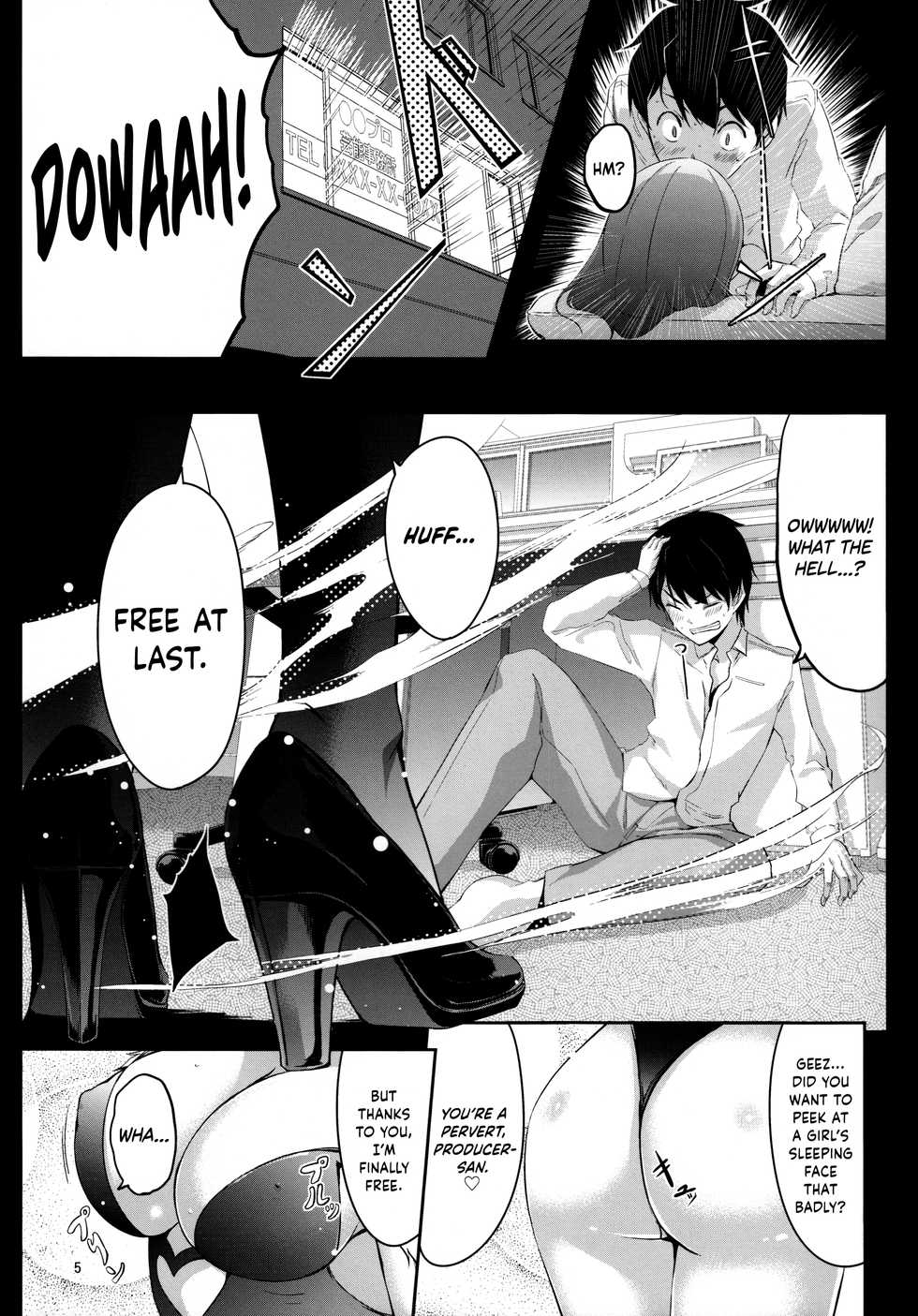 (C85) [telomereNA (Gustav)] Nozoki mashita ne? Producer-san (THE IDOLM@STER CINDERELLA GIRLS) [English] {Hennojin} - Page 6