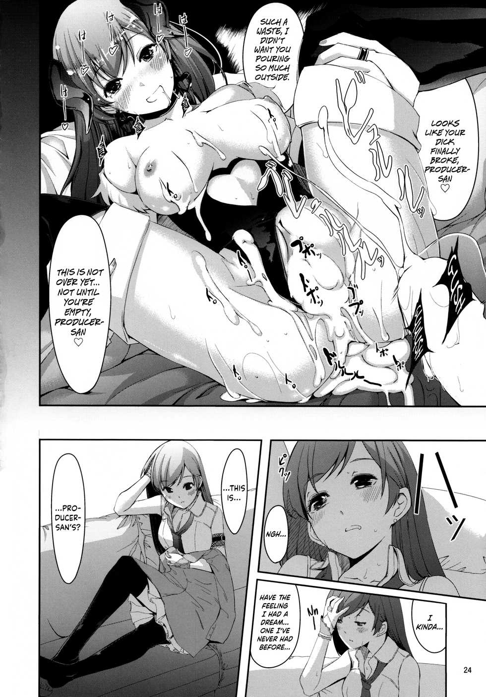 (C85) [telomereNA (Gustav)] Nozoki mashita ne? Producer-san (THE IDOLM@STER CINDERELLA GIRLS) [English] {Hennojin} - Page 25