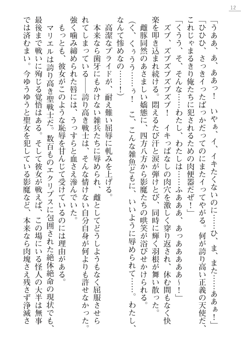 [Kuroi Hiroki, Honmachi Keisuke] Seibo Tenshi Mariel Haunting Memory - Page 12