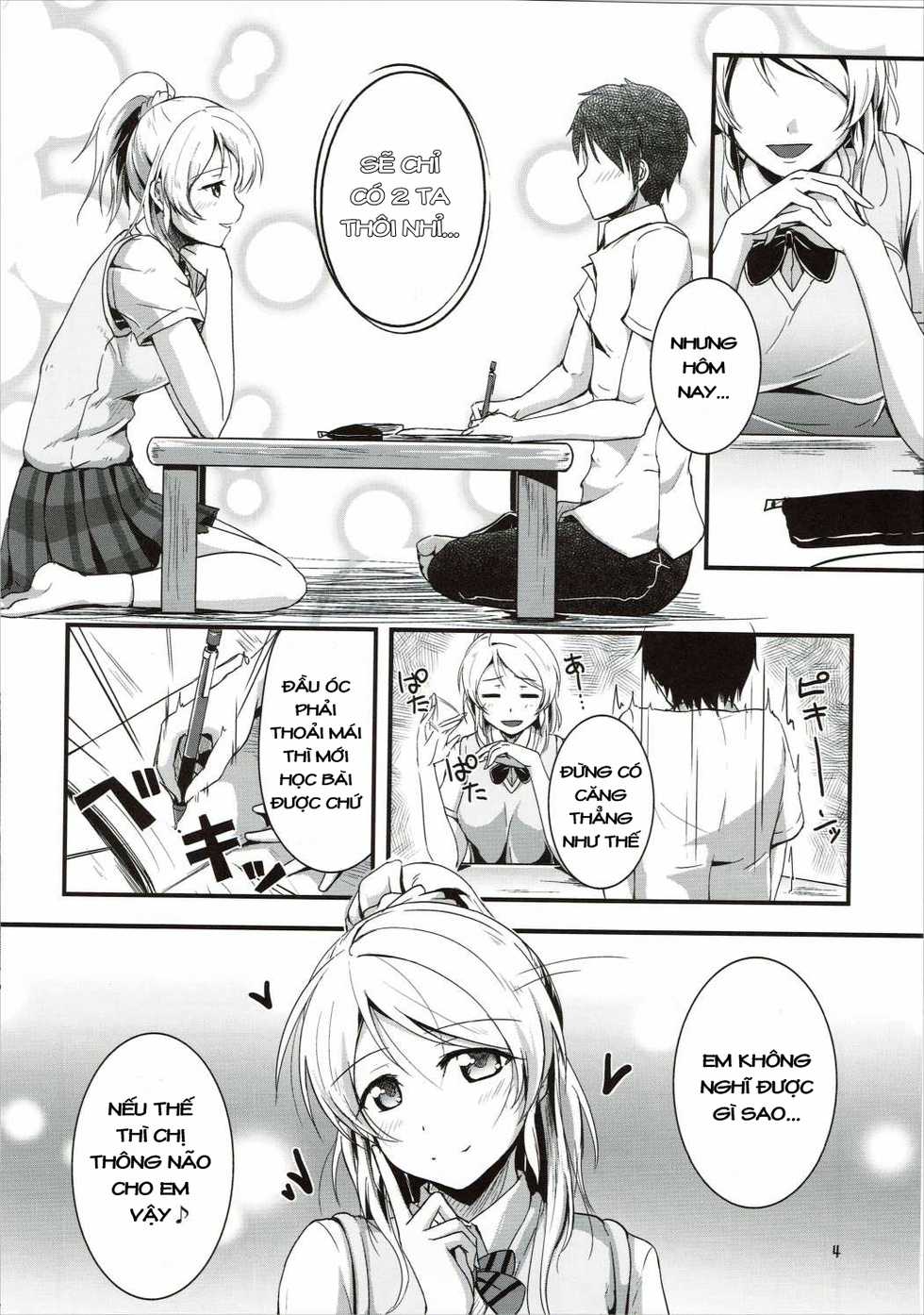 (SC60) [Nuno no Ie (Moonlight)] Let's Study xxx (Love Live!) [Vietnamese Tiếng Việt] - Page 3