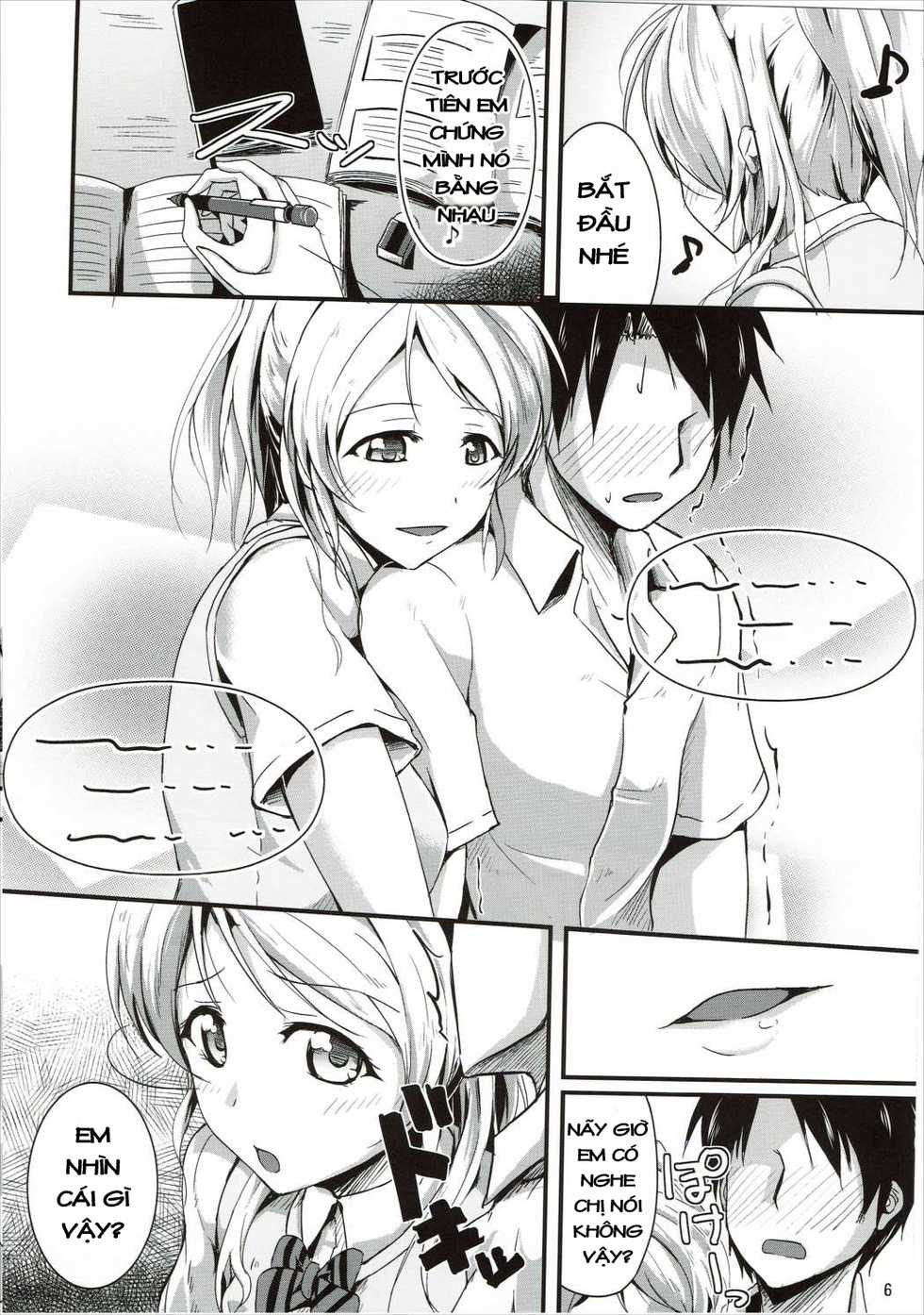 (SC60) [Nuno no Ie (Moonlight)] Let's Study xxx (Love Live!) [Vietnamese Tiếng Việt] - Page 5