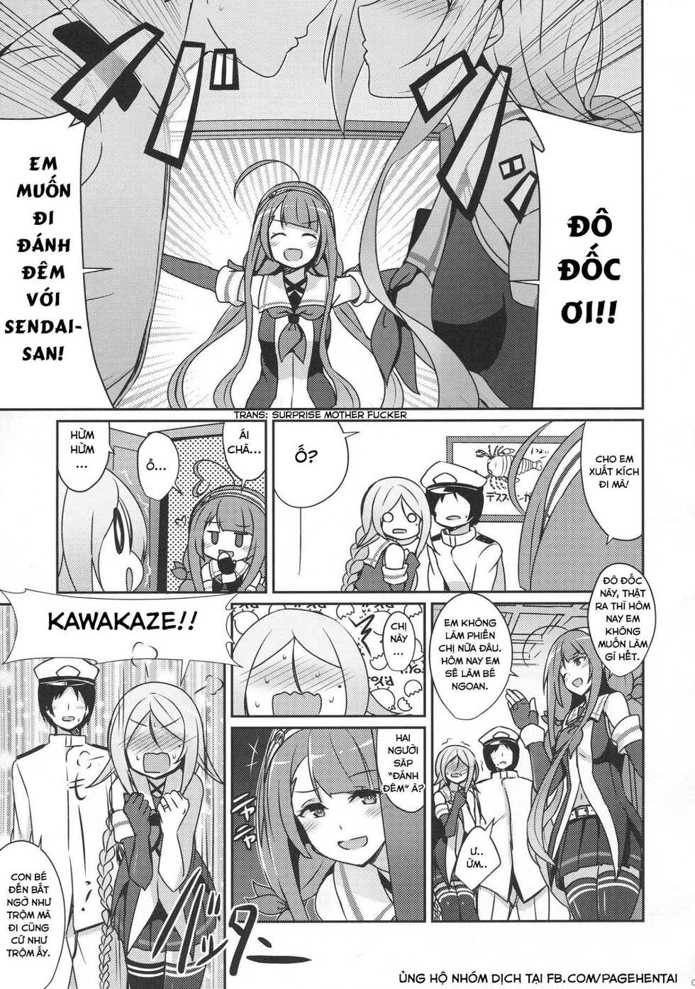 (C91) [L5EX (Kamelie)] Umikaze no Kekkon Shoya (Kantai Collection -KanColle-) [Vietnamese Tiếng Việt] - Page 5