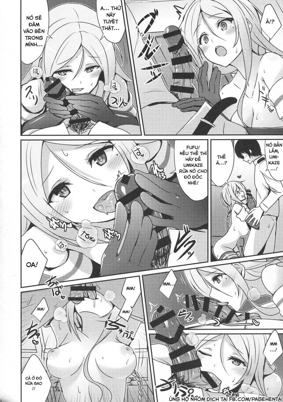 (C91) [L5EX (Kamelie)] Umikaze no Kekkon Shoya (Kantai Collection -KanColle-) [Vietnamese Tiếng Việt] - Page 10