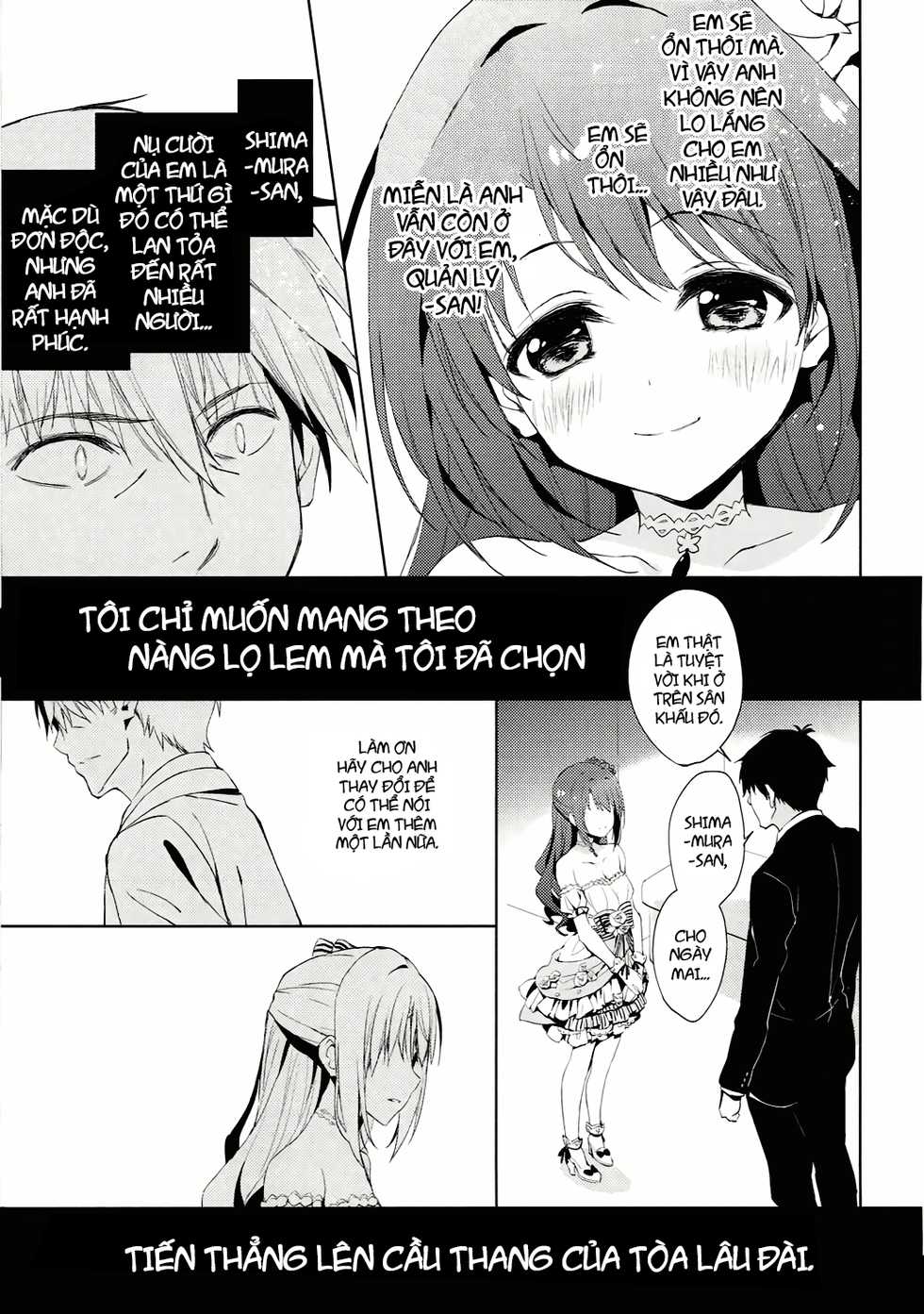 (C91) [koinu computer (Motoyon)] Ningyo wa Yuki 2 Sharin Heart - Anyone can play guitar And they won't be a nothing anymore 2 He gave me the eye (THE IDOLM@STER CINDERELLA GIRLS) [Vietnamese] [Demon Victory Team] - Page 9