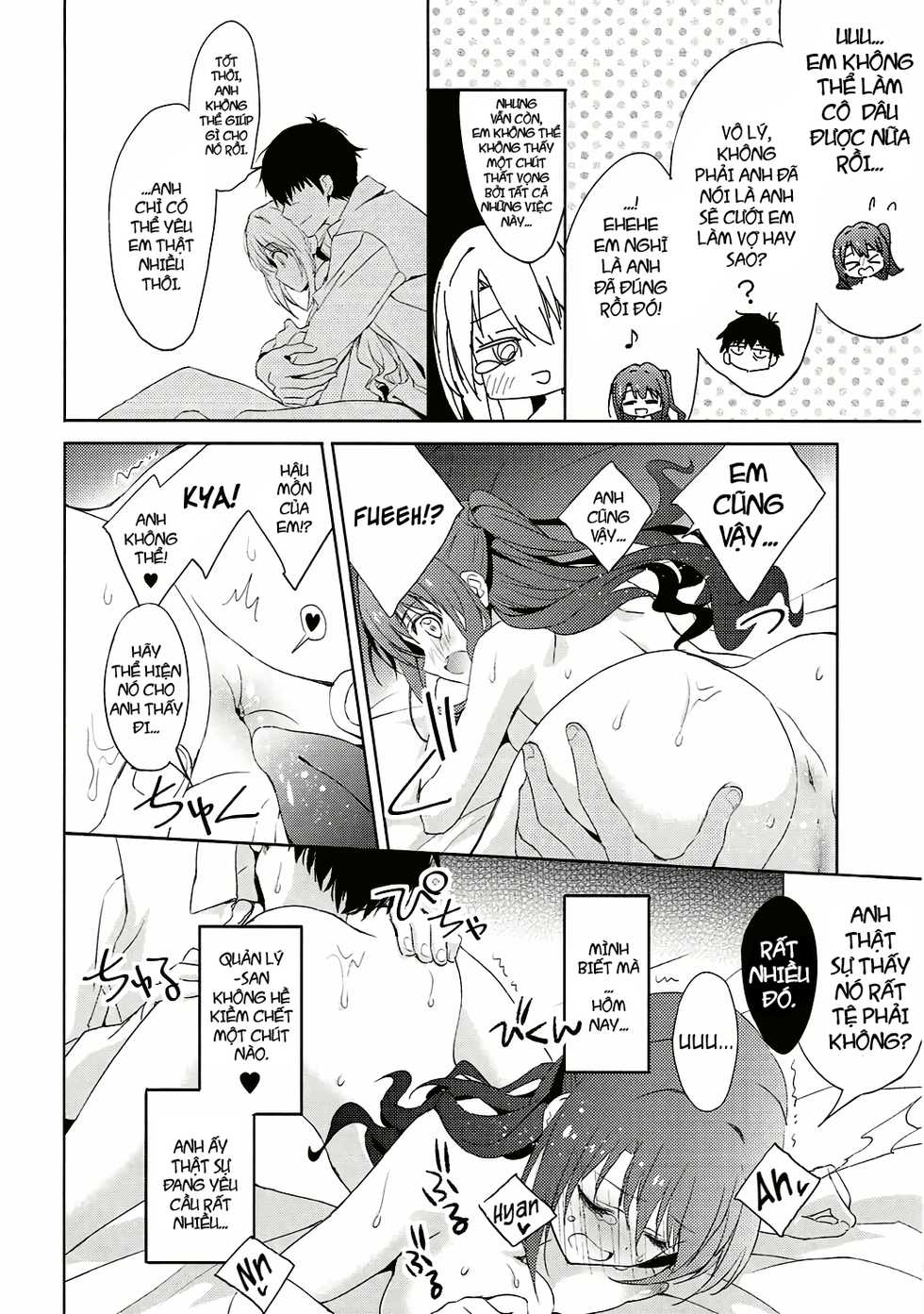 (C91) [koinu computer (Motoyon)] Ningyo wa Yuki 2 Sharin Heart - Anyone can play guitar And they won't be a nothing anymore 2 He gave me the eye (THE IDOLM@STER CINDERELLA GIRLS) [Vietnamese] [Demon Victory Team] - Page 22