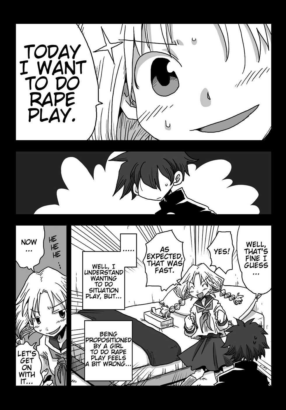 [Amahara Teikoku (Amahara)] Teisou Gyakuten Sekai Kawashima-san to no Hibi [English] [Na-mi-da] - Page 3