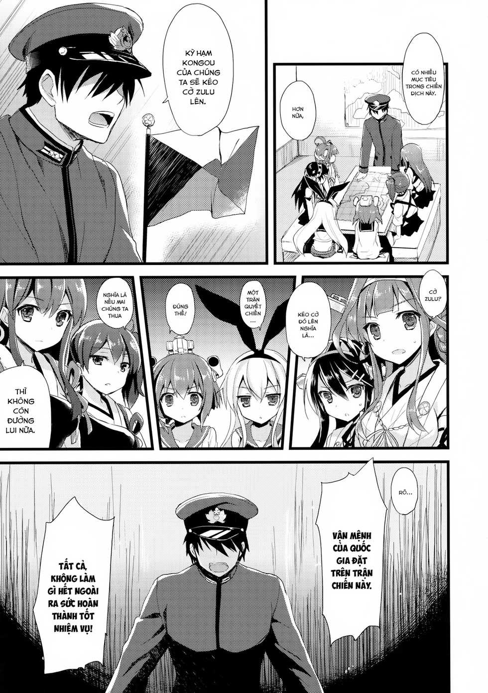 (C85) [AYUEST (Ayuya)] Koyoi no Yume wa Nami, Nami (Kantai Collection -KanColle-) [Vietnamese Tiếng Việt] [XXX Inc.] - Page 4