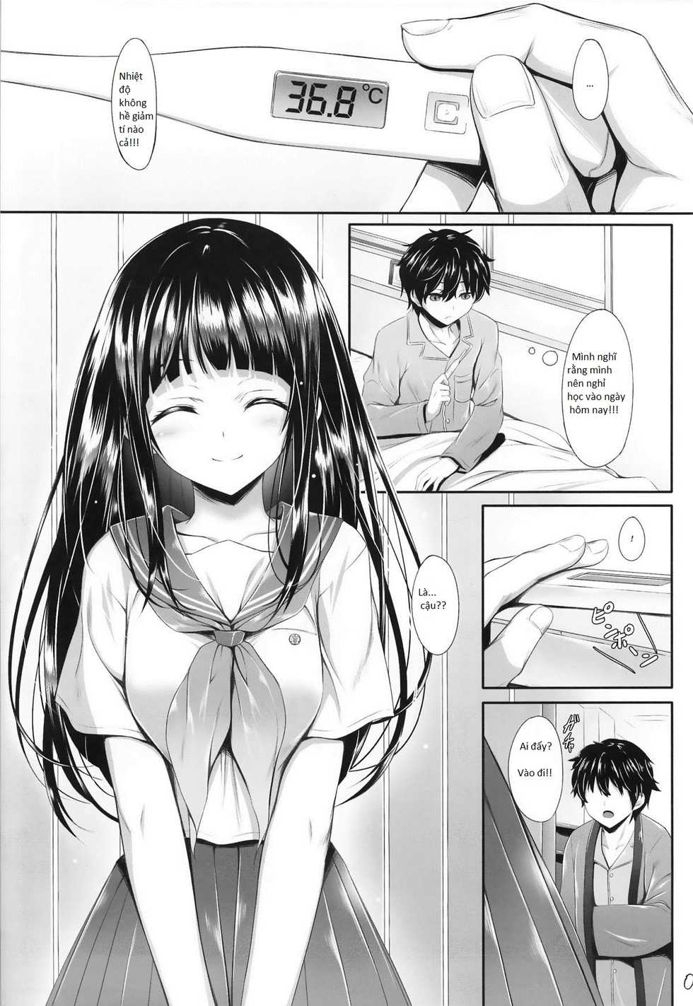 (C82) [In The Sky (Nakano Sora)] Ice Cream Cherry Blossom (Hyouka) [Vietnamese Tiếng Việt] [HentaiVN] - Page 2