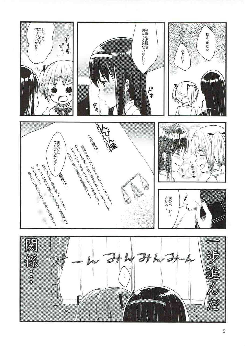 (C88) [Sudachic (Shiono Maki)] Tokonatsu no Melty Lovers! - melty lovers in the sun! (Puella Magi Madoka Magica) - Page 4