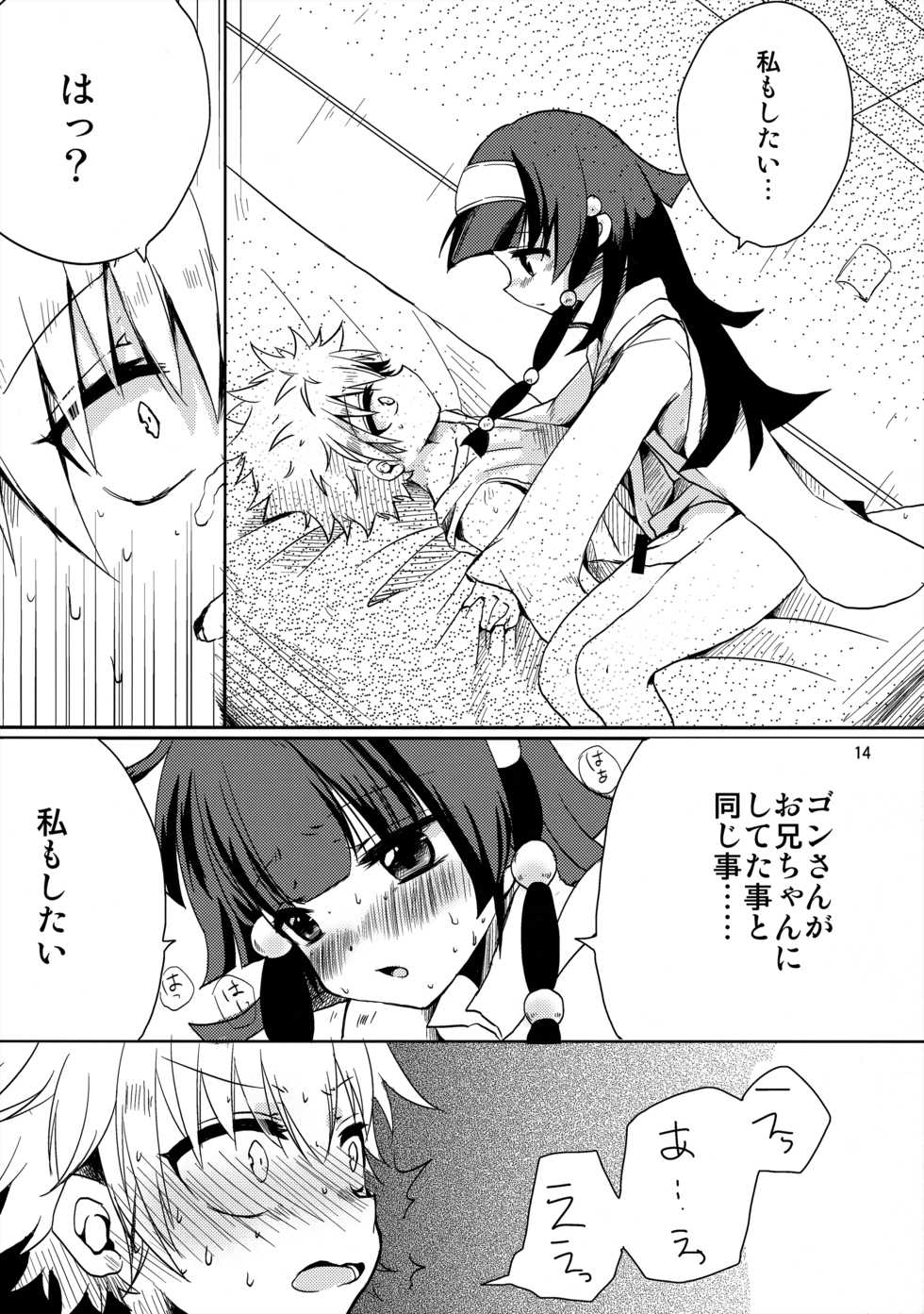 (SC61) [MiUMiU (Amin)] Himitsu no Kyoudai (Hunter x Hunter) - Page 13
