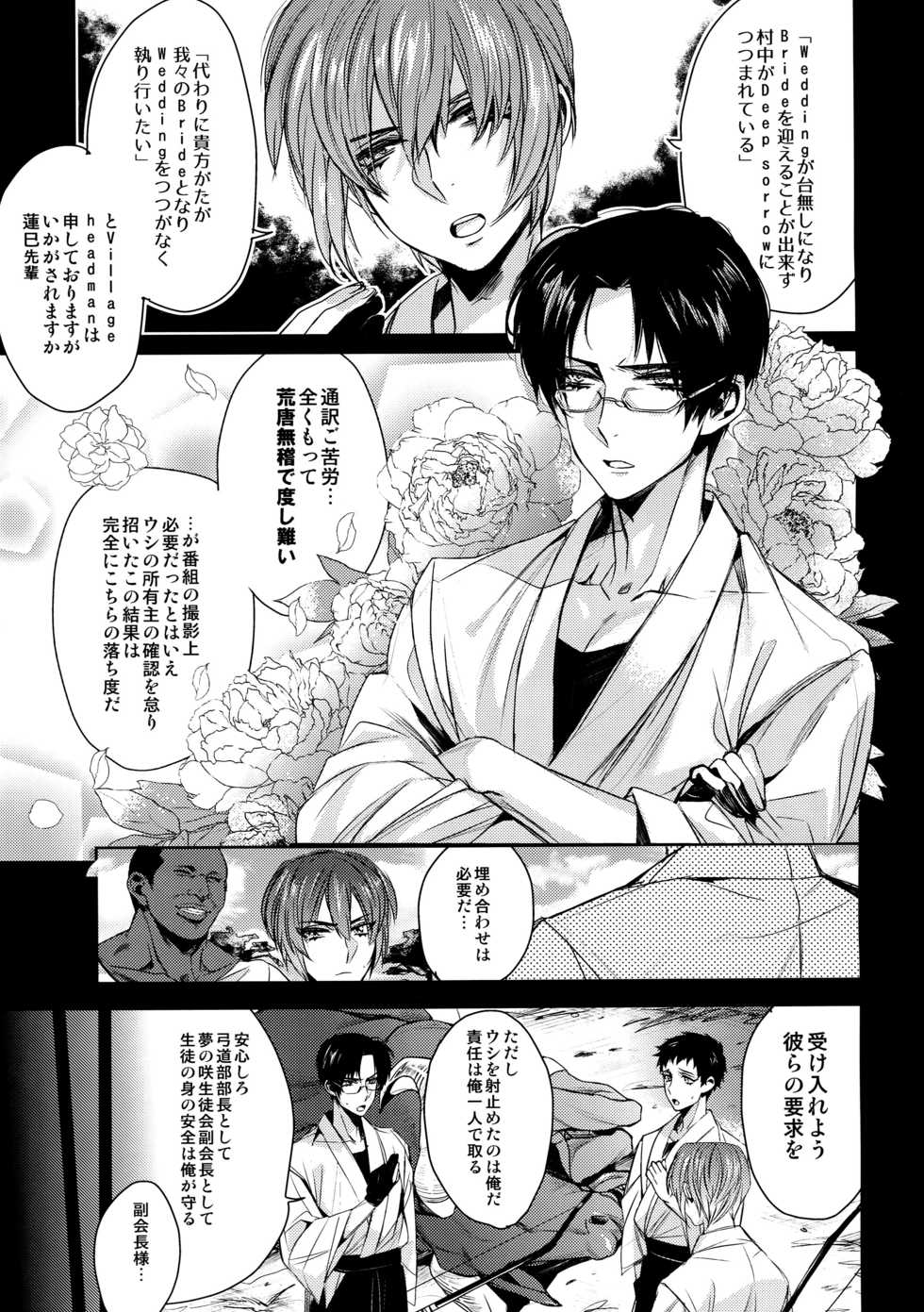 (C89) [+810 (Yamada Non)] Keito Hasumi no Doshigatai Taiken (Ensemble Stars!) - Page 4