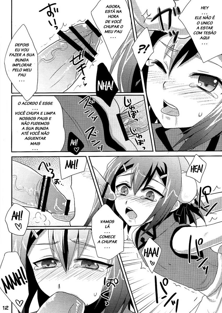 (Shota Scratch 12) [HEATWAVE, super:nova (Kaitou Yuuhi, Yukimachi Tounosuke)] Hideyoshi Director's Cut (Baka to Test to Shoukanjuu) [Portuguese-BR] [LIANEF] - Page 12